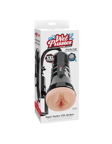 Masturbador Super Sucker XXL con Auto Lubricacion