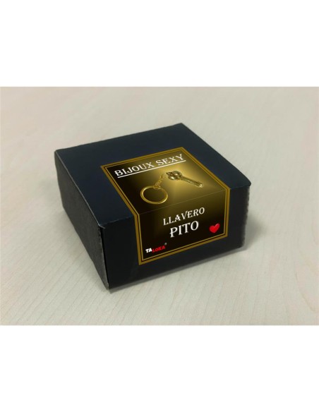 Llavero en Forma de Pene de Color Dorado