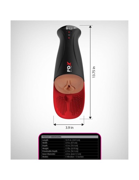 Masturbador Fuck O Matic Pro XL Marron