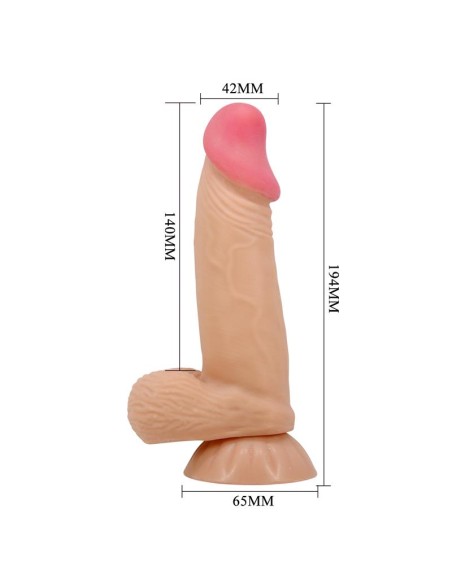 Duvall Dildo Realista con Piel Deslizante Retractil 194 cm
