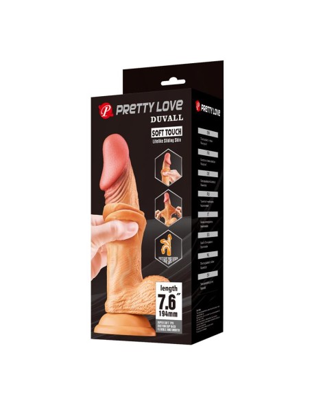 Duvall Dildo Realista con Piel Deslizante Retractil 194 cm