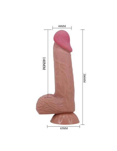 Lisle Dildo Realista Piel Deslizante Retractil 206 cm