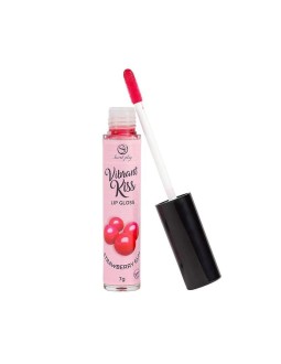 Lip Gloss Vibrant Kiss Sabor Chicle de fresa 7g 2
