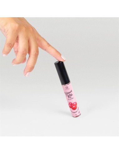 Lip Gloss Vibrant Kiss Sabor Chicle de fresa 7g