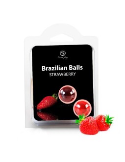 Set 2 Brazilian Balls Aroma Fresa