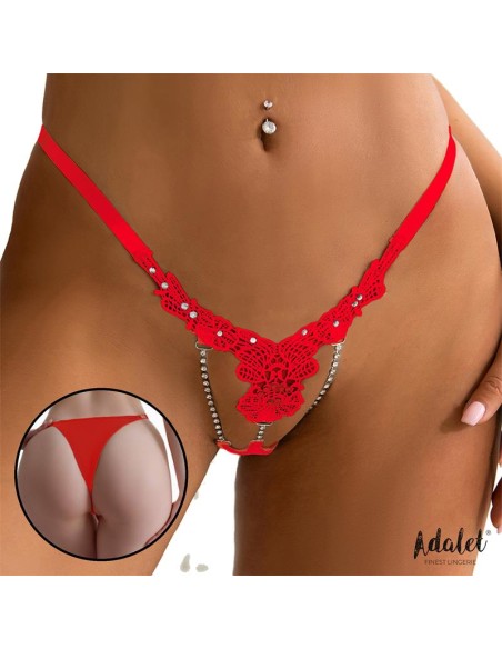 Sophie Tanga de Encaje con Brillantes