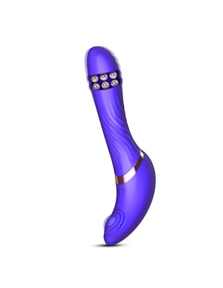 Rayden Vibrador con Pulsacion y Bolas Internas Desmontable Dos Posiciones