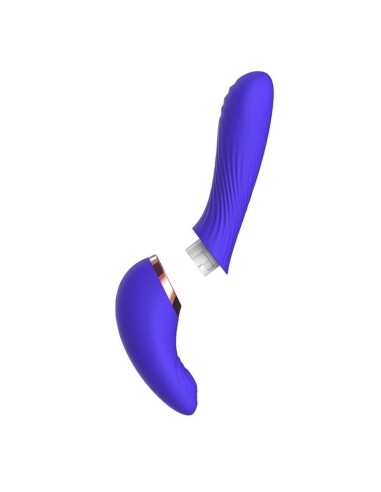 Rayden Vibrador con Pulsacion y Bolas Internas Desmontable Dos Posiciones