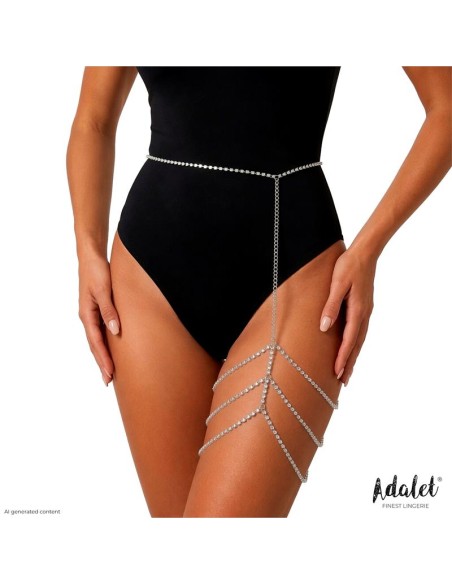 Lydia Liguero Plateado Talla unica