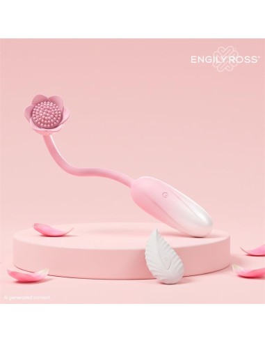 Florae Huevo Vibrador con Rosa Estimuladora