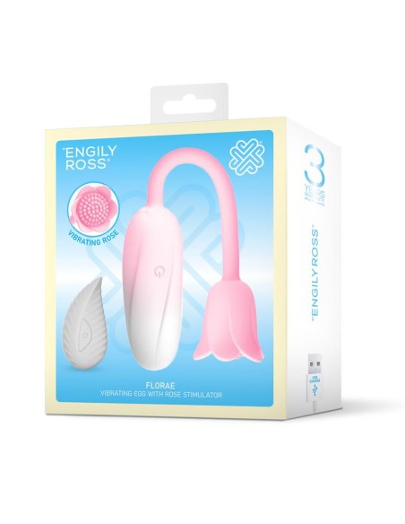 Florae Huevo Vibrador con Rosa Estimuladora