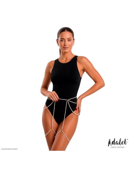 Sienna Liguero de Perlas Blancas Talla unica