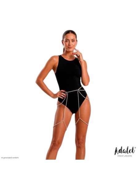 Sienna Liguero de Perlas Blancas Talla unica