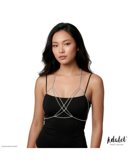 Ginevra Sujetador Plateado Talla unica