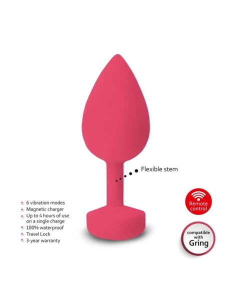 Gplug Plug Anal Neon Rose Talla S