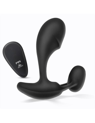 Aquen Estimulador Prostatico y Perineo Control Remoto Silicona Liquida USB Magnetico