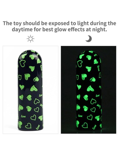 Bala Vibradora Brilla en la Oscuridad Glow in the dark