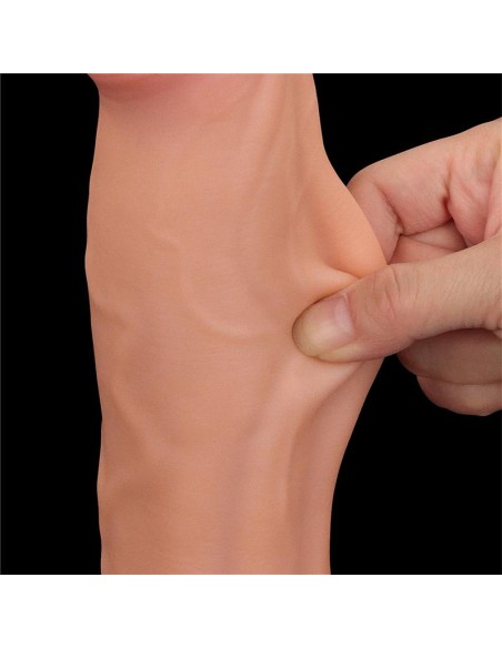 Dildo Dual Layer Piel Retractil 115