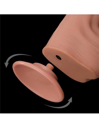 Dildo Dual Layer Piel Retractil 115