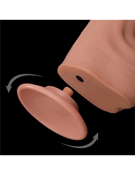 Dildo Dual Layer Piel Retractil 115