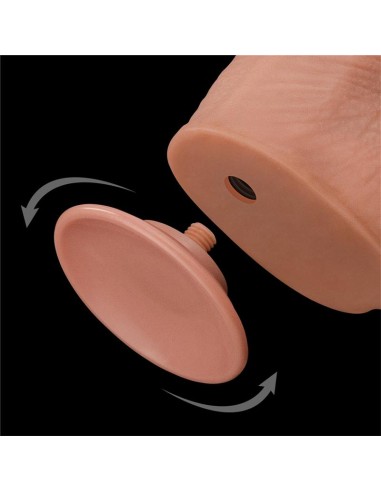 Dildo Dual Layer Piel Retractil 135