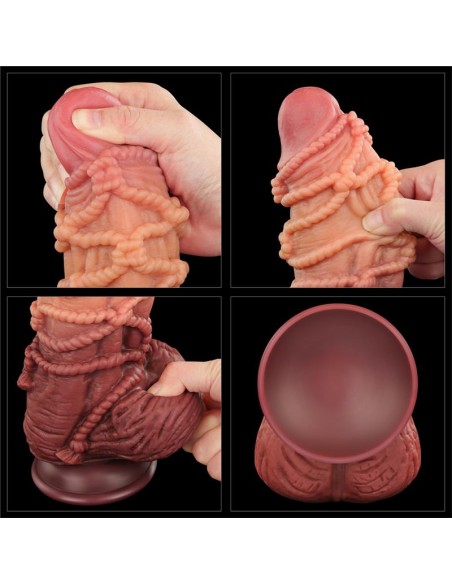 Dildo Dual Layer Tamano King Nature 95