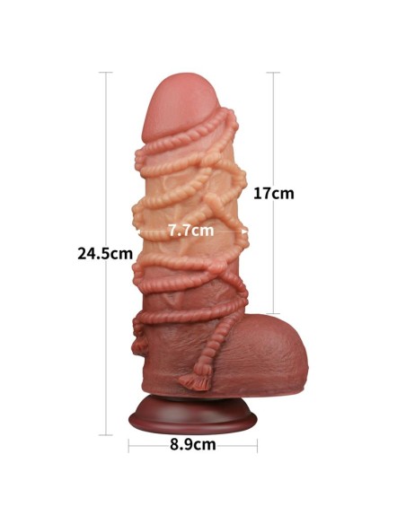 Dildo Dual Layer Tamano King Nature 95