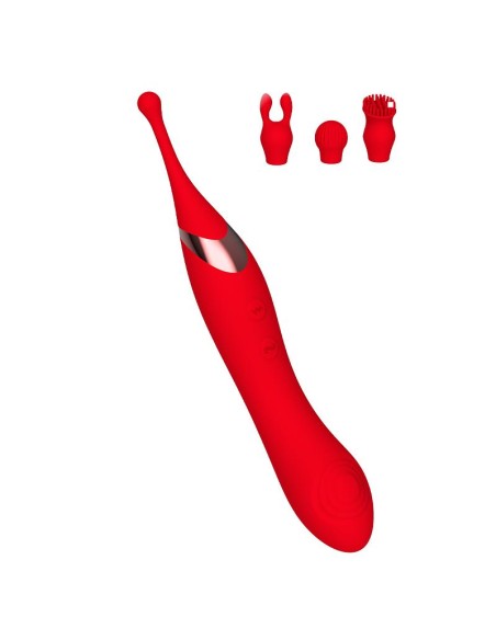 Onax Estimulador Doble Vibrador de Punto y Doble Pulsacion USB