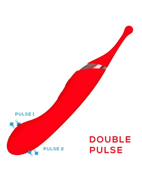 Onax Estimulador Doble Vibrador de Punto y Doble Pulsacion USB