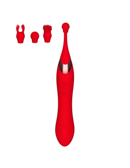 Onax Estimulador Doble Vibrador de Punto y Doble Pulsacion USB