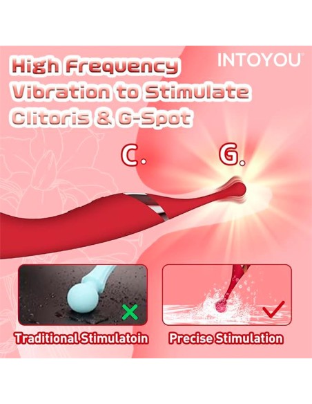 Onax Estimulador Doble Vibrador de Punto y Doble Pulsacion USB