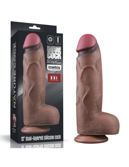 Dildo Silicona Dual Layered XXL 12 Dildo Silicona Dual Layered XXL 12