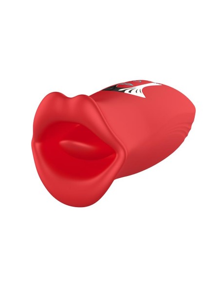 Ember Masajeador Forma Boca con Lameteo y Vibracion USB Silicona