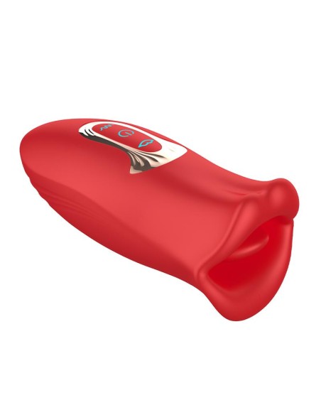 Ember Masajeador Forma Boca con Lameteo y Vibracion USB Silicona