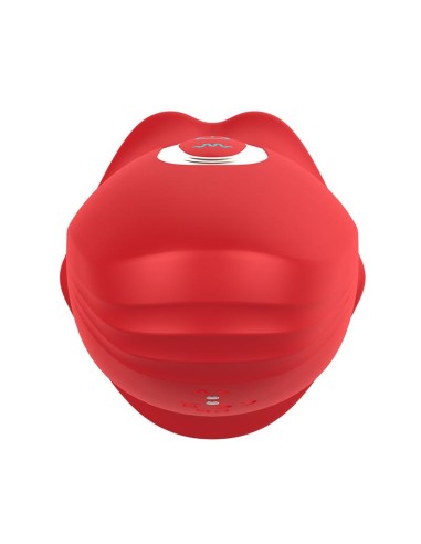 Ember Masajeador Forma Boca con Lameteo y Vibracion USB Silicona