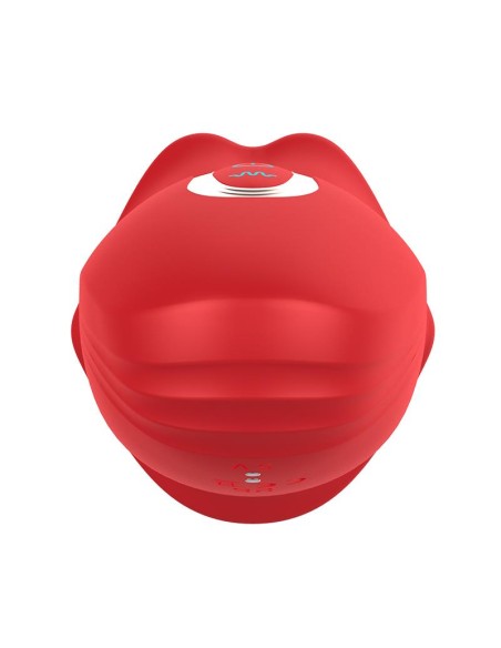 Ember Masajeador Forma Boca con Lameteo y Vibracion USB Silicona