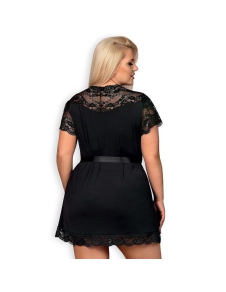 810 PEI 1 Kimono con Encaje Negro