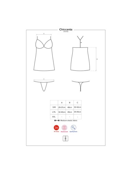 Chiccanta Chemise y Tanga Chiccanta Chemise y Tanga