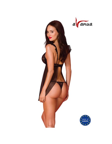 Milagros Chemise y Tanga Negro Milagros Chemise y Tanga Negro
