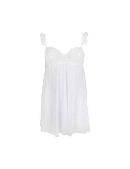 Milagros Chemise y Tanga Blanco Milagros Chemise y Tanga Blanco