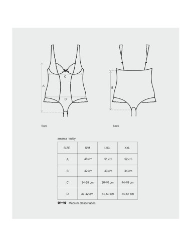 Amanta Body Negro y Celeste