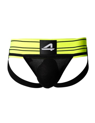 C4M15 Suspensorio Estilo Rugby Neon Lime