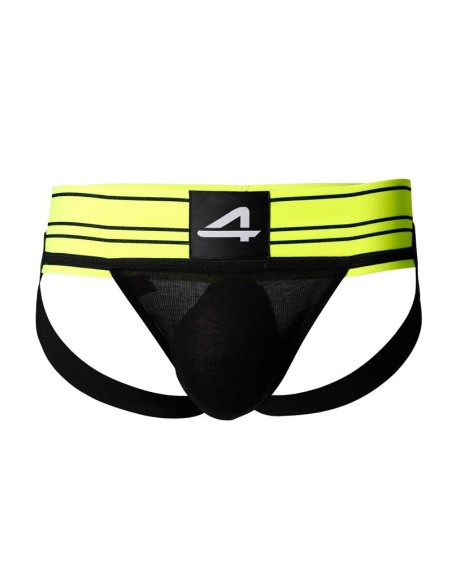 C4M15 Suspensorio Estilo Rugby Neon Lime