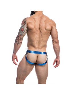 C4M14 Suspensorio Desire Leatherette Azul 2