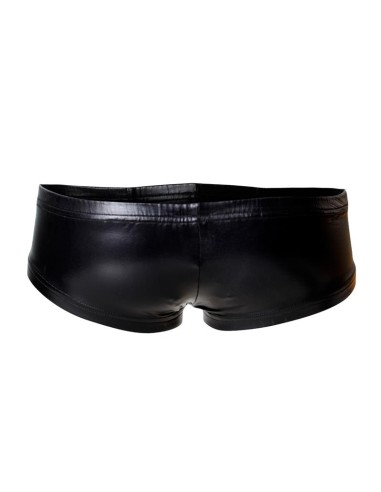 C4M10 Boxers Tipo Shorts Leatherette Negro