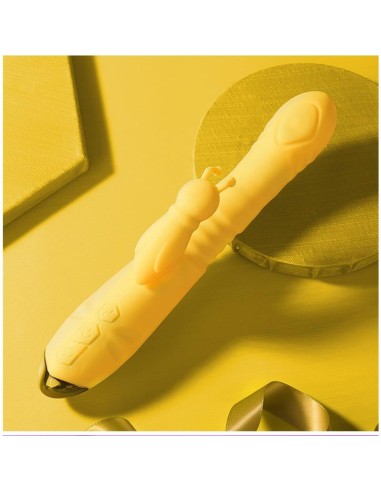 Honeybee Vibrador con Thrusting y Pulsacion