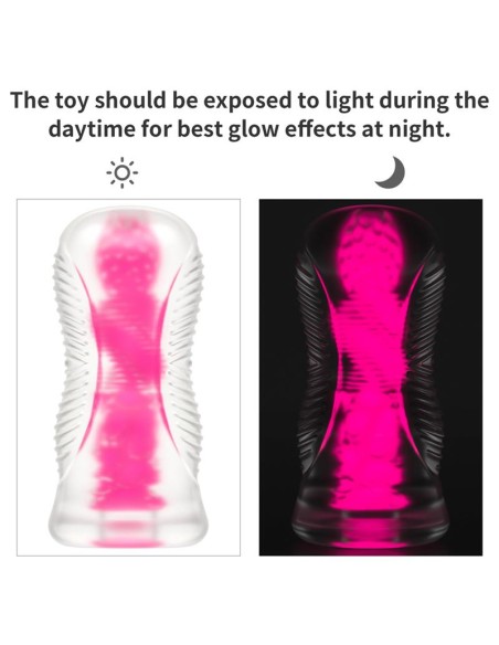 Masturbador Lumino Play Brilla en la Oscuridad 60