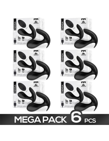 Pack de 6 Sensa Estuimulador con Control Remoto Silicona Liquida