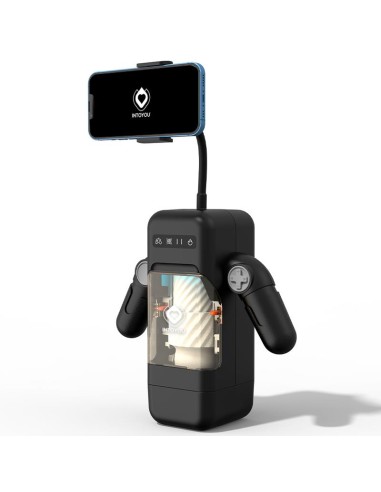 Elon Masturbador Inteligente Funcion Up and Down Calor Vibracion y Soporte Movil