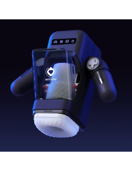 Elon Masturbador Inteligente Funcion Up and Down Calor Vibracion y Soporte Movil